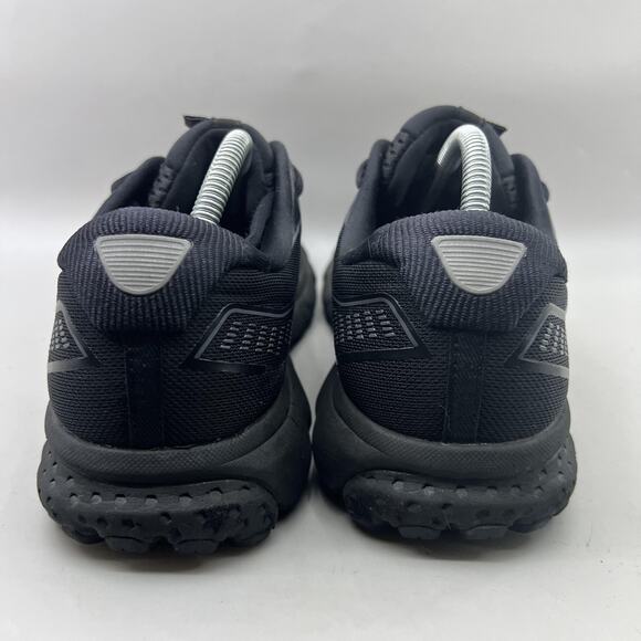 Brooks Ghost 12 Running Shoes Men Size 10 2E Wide Black Comfort Cushion Sneakers - Picture 4 of 8